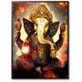 Imagem de Quadro Decorativo Lord Ganesha Gold Sala Quarto Hall 70x50