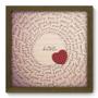 Imagem de Quadro Decorativo - Love - 33cm x 33cm - 056qdom