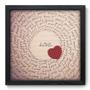 Imagem de Quadro Decorativo - Love - 33cm x 33cm - 056qdop