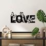 Imagem de Quadro Decorativo Love Floral com Borboletas