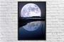 Imagem de Quadro Decorativo Lua Universo Galáxias Planetas Estrelas Decorações Salas Com Moldura G07