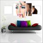 Imagem de Quadro Decorativo Maquiagem Salão De Beleza Fashion Hair 5 Peças TT16