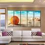Imagem de Quadro Decorativo Mar e Praia 140x65 em tecido