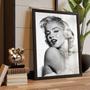 Imagem de Quadro Decorativo Marilyn Monroe 33x24cm - com vidro