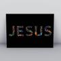 Imagem de Quadro Decorativo  MDF 3mm 20x28,5 cm - Jesus - Tudo em Caixa