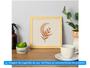 Imagem de Quadro Decorativo Mid Century Lua e Folha  - 23,5x23,5cm Design Up Living