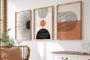 Imagem de Quadro decorativo minimalista abstratro decoraçao para sala quadro decorativo para sala kit com 3 minimalista