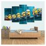 Imagem de Quadro Decorativo Minions na Ponte  130x63 em tecido