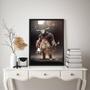 Imagem de Quadro Decorativo Minotauro 45X34Cm - Com Vidro