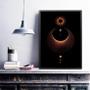 Imagem de Quadro Decorativo Místico Eclipse 45X34Cm - Com Vidro