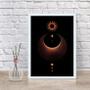 Imagem de Quadro Decorativo Místico Eclipse 45x34cm