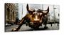 Imagem de Quadro Decorativo Moderno Touro De Wall Street em Tecido Canvas 130x60