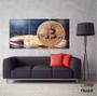 Imagem de Quadro Decorativo Moeda Bitcoin 120x60 3 peças