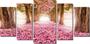 Imagem de Quadro decorativo mosaico caminho com Ypê rosa