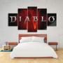 Imagem de Quadro Decorativo Mosaico MDF Diablo 4