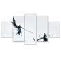 Imagem de Quadro Decorativo Mosaico MDF Final Fantasy 7 Remake Sephiroth vs Cloud