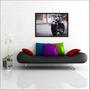 Imagem de Quadro Decorativo Moto Vintage Retrô Decorações Com Moldura