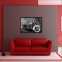 Imagem de Quadro Decorativo Moto Vintage Retrô Decorações Com Moldura