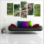 Imagem de Quadro Decorativo Motocross Salas Quartos 5 peças com Moldura