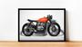 Imagem de Quadro Decorativo Motos Veículos Motocicleta Esporte Oficinas Lojas Salas Quartos Com Moldura RC004