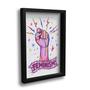 Imagem de Quadro Decorativo Mulher Girl Power Feminismo Rosa A3 42x30