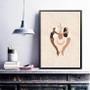 Quadro Decorativo Mulheres Yoga- Lua Flores 45X34Cm - Quadros On-Line Imagem de Quadro Decorativo Mulheres Yoga- Lua Flores 45X34Cm