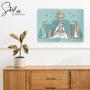 Imagem de Quadro Decorativo Natal Cristão Presépio Maria José Jesus Decoração Natalina