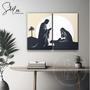 Imagem de Quadro Decorativo Natal Cristão Presépio Maria José Jesus Decoração Natalina