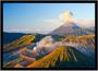 Imagem de Quadro Decorativo Natureza Paisagem Monte Fuji Salas Quartos Escritório Com Moldura RC183