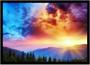 Imagem de Quadro Decorativo Natureza Paisagem Pôr Do Sol Salas Quartos Escritório Com Moldura R020