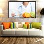 Imagem de Quadro Decorativo Nutricionista Nutrição Consultórios Com Moldura 1 metro x 60 cm TT01