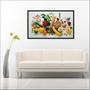 Imagem de Quadro Decorativo Nutricionista Nutrição Consultórios Com Moldura 1 metro x 60 cm TT06