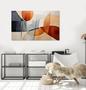 Quadro Decorativo Obra Arte Abstrata Formas Geométicas Tela Grande Sala Quarto Escritórios Lojas Restaurantes - Antalya Store Imagem de Quadro Decorativo Obra Arte Abstrata Formas Geométicas Tela Grande Sala Quarto Escritórios Lojas Restaurantes