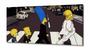 Imagem de Quadro Decorativo Os Simpson - The Beatles - em Tecido Canvas 130x60