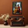 Imagem de Quadro Decorativo Oxum e Xangô 45x34cm - com vidro