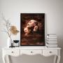 Imagem de Quadro Decorativo Padre Pio 45x34cm - Madeira Branca