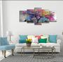 Imagem de Quadro Decorativo Painel Mosaico arvore de varias cores"