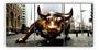 Imagem de Quadro Decorativo Painel Mosaico Touro De Wall Street Charging Bull"