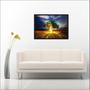 Imagem de Quadro Decorativo Paisagens Natureza Árvore Decorações Com Moldura