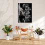 Imagem de Quadro decorativo pantera never give up