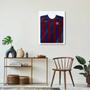 Imagem de Quadro Decorativo para Camiseta de Futebol, Esportes Branco Branco