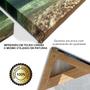 Imagem de Quadro Decorativo para Sala Quarto Hall Liquido Abstrato Preto e Dourado Horizontal Grande Decoração Parede Tela