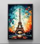 Imagem de Quadro Decorativo Paris Torre Eiffel Salas Tela Canvas Premium GG03