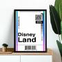 Imagem de Quadro Decorativo Passagem Para Disney 33x24cm - com vidro