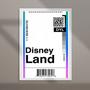 Imagem de Quadro Decorativo Passagem Para Disney 33x24cm - com vidro