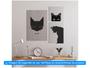 Imagem de Quadro Decorativo Pet Lovers Gato Preto 