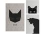 Imagem de Quadro Decorativo Pet Lovers Gato Preto 