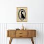 Imagem de Quadro Decorativo Plaquinha Srta 33x24cm - com vidro