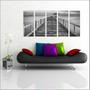 Imagem de Quadro Decorativo Ponte Mar Preto e Branco Decoração Interiores