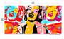 Imagem de Quadro Decorativo Pop Art Marilyn Monroe 120x60 sala